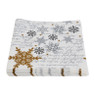 Servetten  snowflakes - wit - 40x40 cm - set van 12