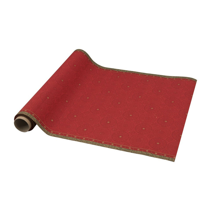 3-in-1 rol festive charm - 40x480 cm - rood