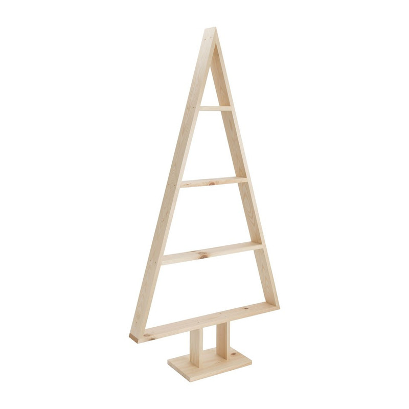 Kerstboom hout - 118 cm 