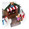 Kerstdorp met sneeuwpop - 20x13x15 cm