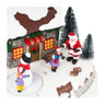 Kerstdorp Santa - bewegend - 22x18x17 cm 