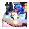 Kerstdorp Santa - bewegend - 22x18x17 cm 