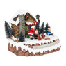 Kerstdorp bewegend - 22x18x17 cm
