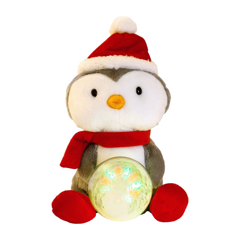 Kerstknuffel - pinguïn met muziek