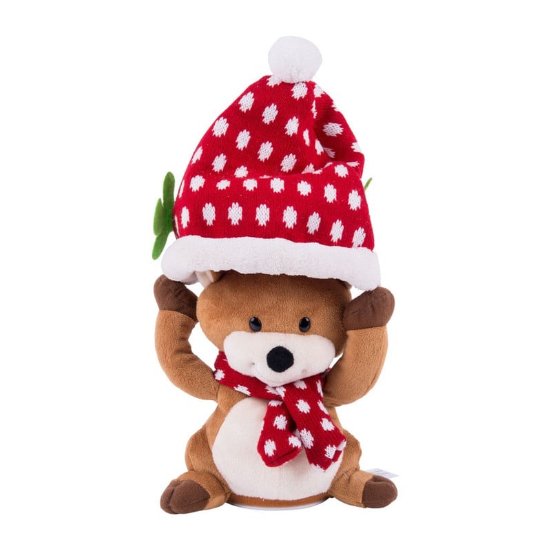 Kerstknuffel - rendier met muziek