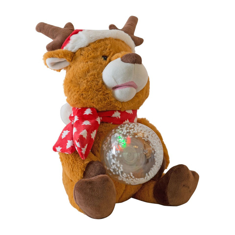 Rendier met muziek - 29 cm