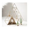 Kerstboom hout grafisch - 70 cm