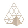 Kerstboom hout grafisch - 70 cm