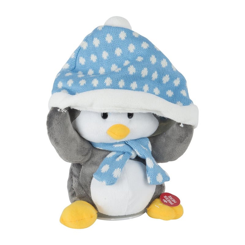 Pinguïn met muziek - 30 cm