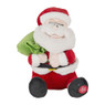 Kerstman met muziek - 28 cm