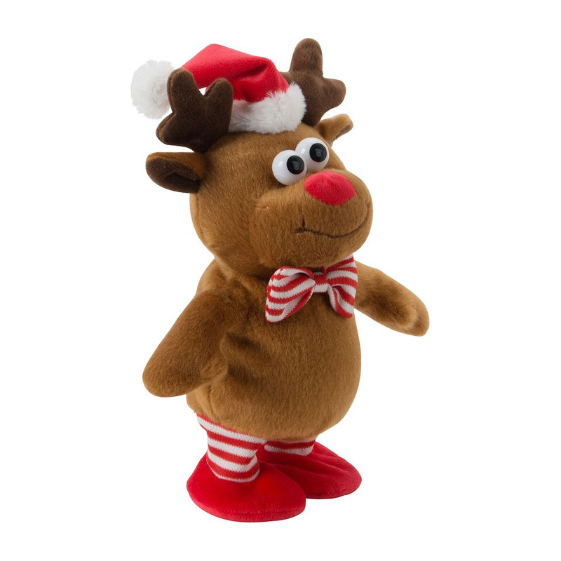 Rendier met opnamefunctie - 18 cm