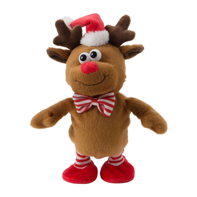 Rendier met opnamefunctie - 18 cm