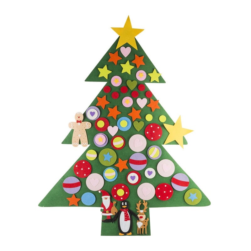 Kerstboom vilt XL - 120x100 cm 