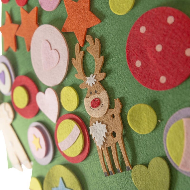 Kerstboom vilt XL - 120x100 cm 
