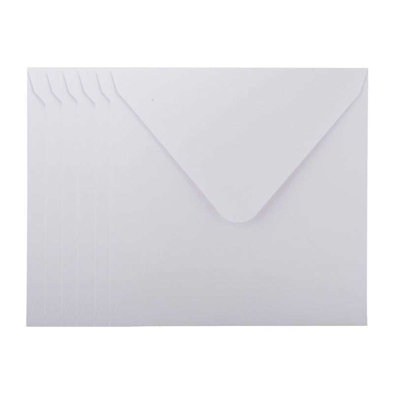 Kerstkaart kerstboom en hert - 15x15 cm - 6 stuks