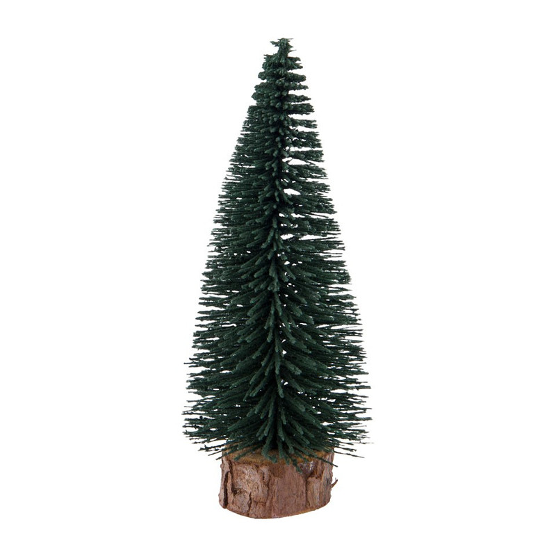 Kerstboom XS - donkergroen - 13 cm