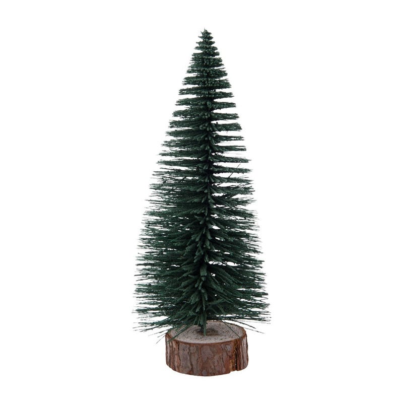 Kerstboom S - donkergroen - 18 cm
