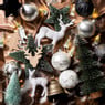 Kerstboom mint met sneeuwtips - M