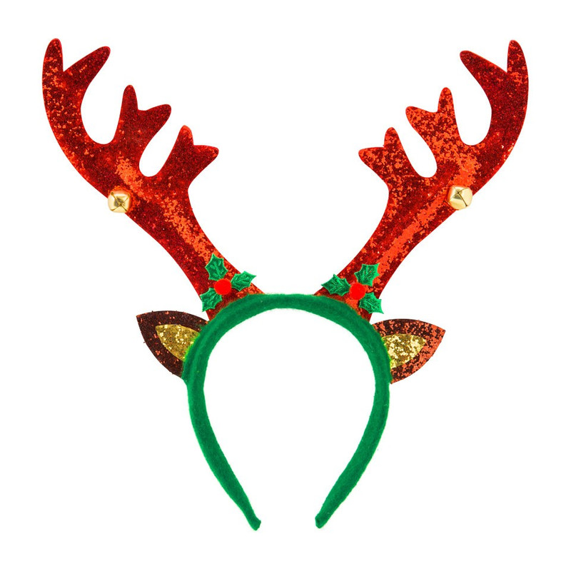 Tiara kerst - rendiergewei