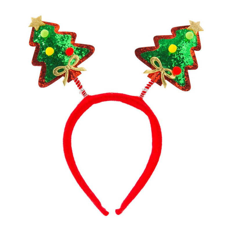 Tiara kerst - kerstboompjes