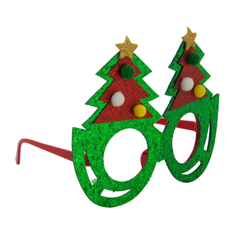Bril kerst - kerstboompjes