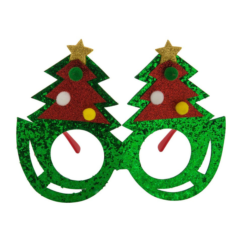Bril kerst - kerstboompjes