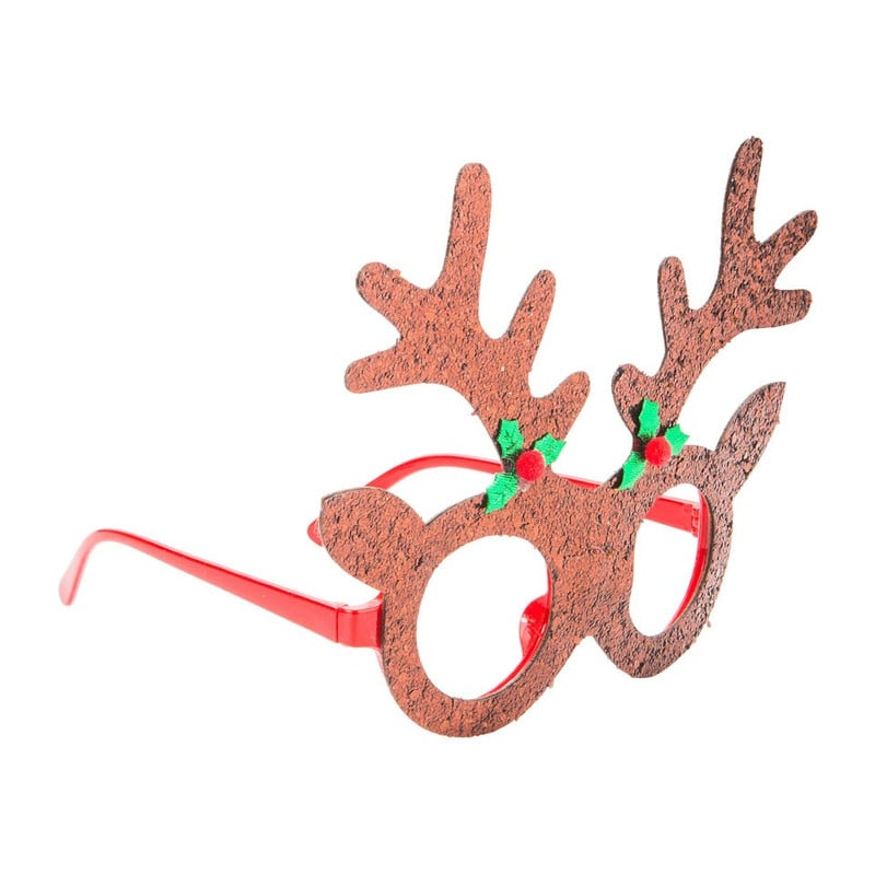 Bril kerst - rendiergewei 