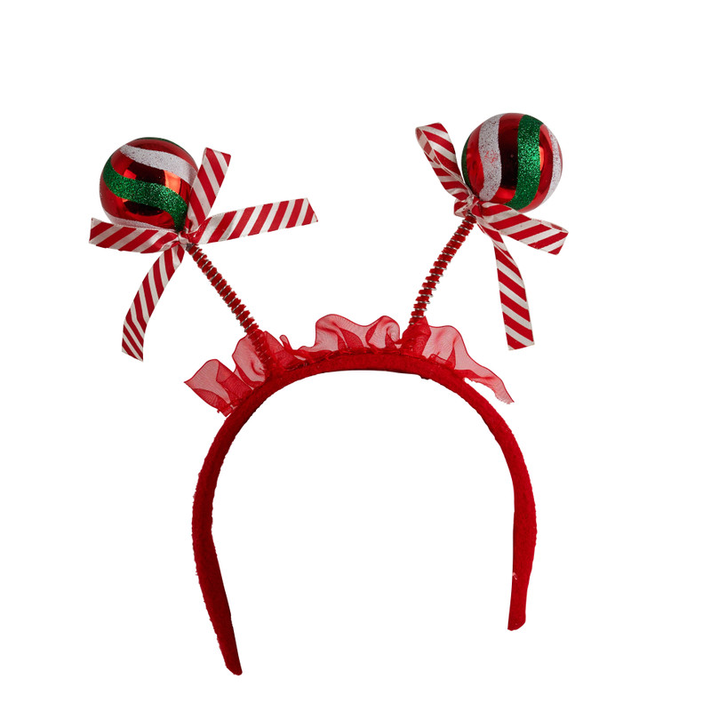 Tiara met kerstballen