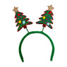 Tiara met kerstboompjes