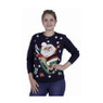 kersttrui santa lights - maat m/l