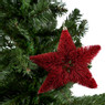 Kerstster - rood - 20 cm 