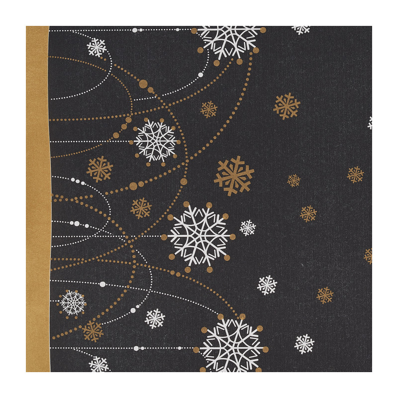 Duni 3-in-1 rol - necklace zwart - 40x480 cm 
