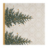 Duni 3-in-1 rol - trees in gold - 40x480 cm 