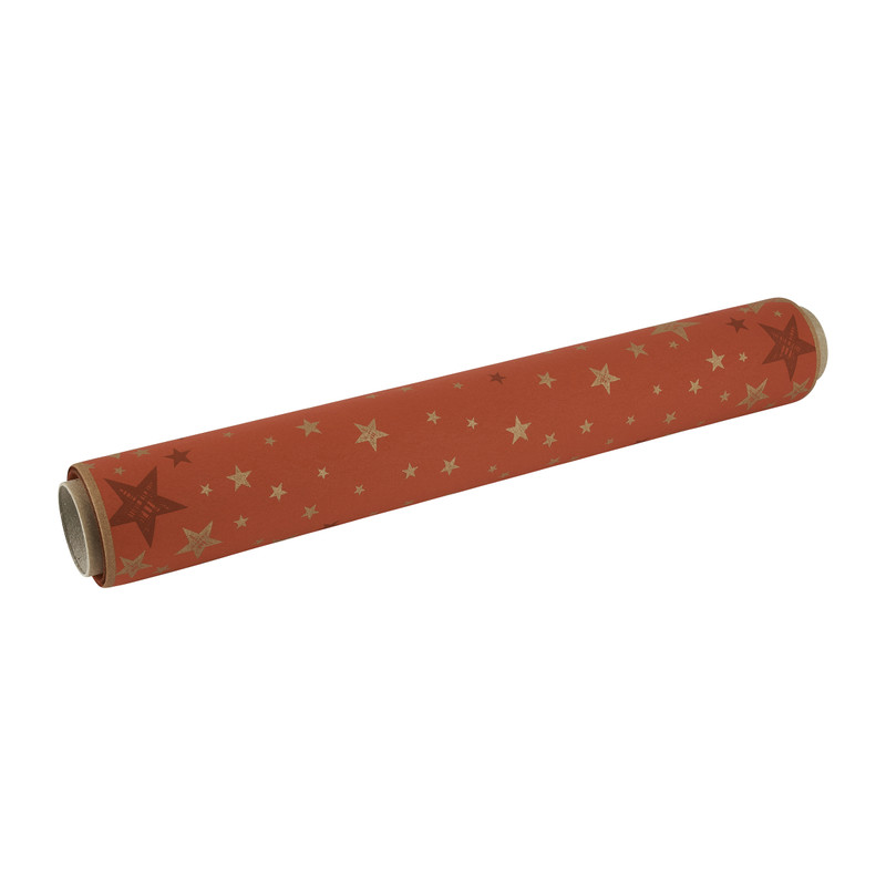 Duni 3-in-1 rol - shining star rood - 40x480 cm 