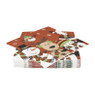 Duni servetten - kerstfiguren rood - 33x33 cm 