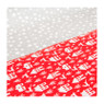 Cadeaupapier kerst - rood/zilver - set van 2