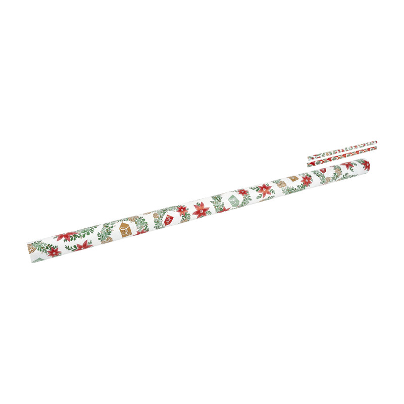 Kerstpapier joy - diverse varianten - set van 2