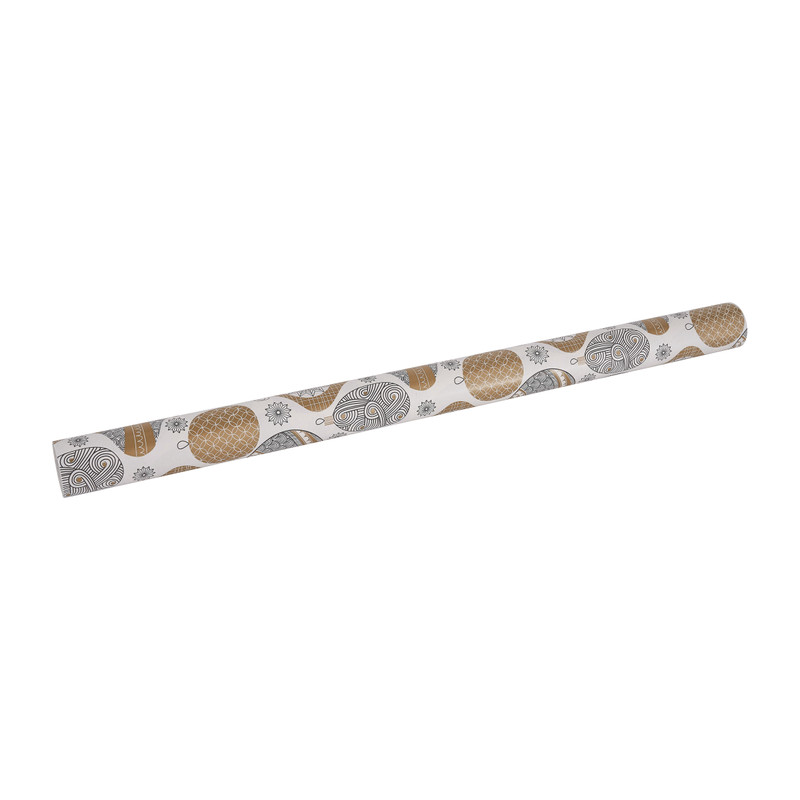 Kerstpapier - wit/goud - diverse varianten