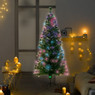 Fiber optic kerstboom - groen - 180x75 cm
