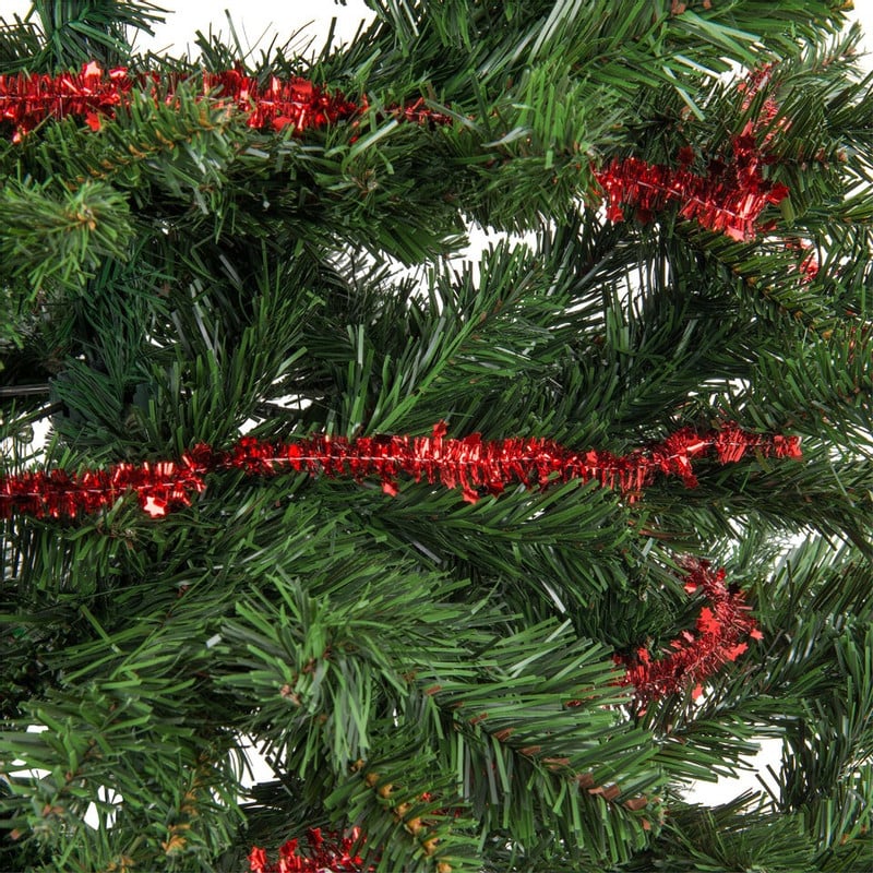 Guirlande sterren - rood- 500 cm
