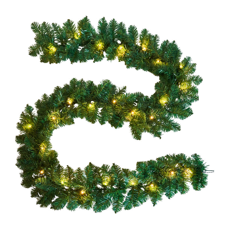 Guirlande met verlichting - 270 cm