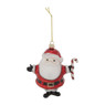 Kersthanger kerstman/sneeuwpop - 13 cm 