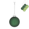 Kerstbal uni - 6 cm - groen
