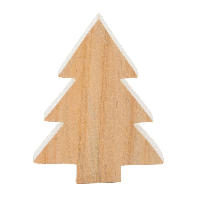 Kerstboom glitter - 9x12 cm