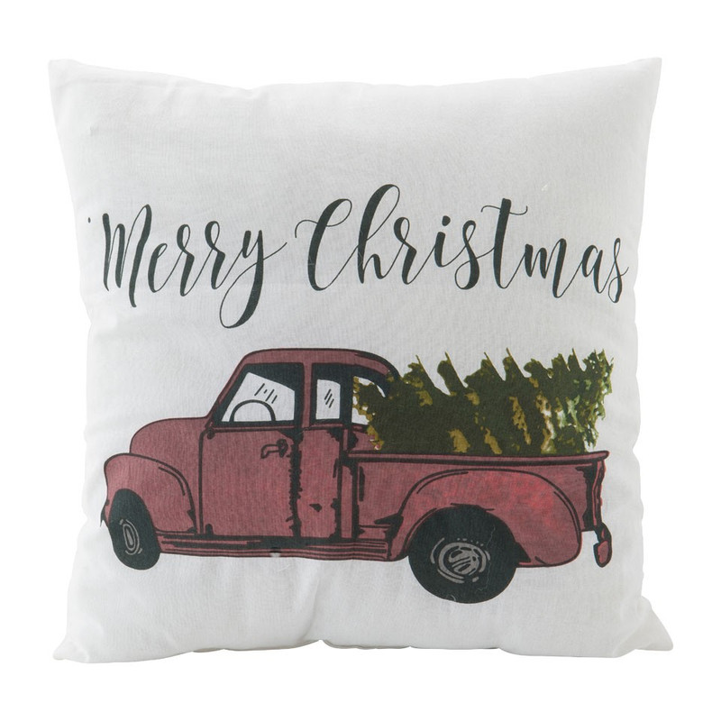 Kussen auto Merry Christmas - 40x40 cm