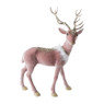 Rendier - roze - 40x20x56 cm 