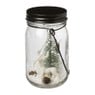 Kerstboom in pot met verlichting - 8.5x9x13.5 cm