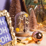 Kerstboom - koper - 15 cm