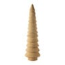 Kerstboom hout - bruin - ø6.8x23 cm