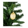 Kerstbal met een ster - goud - glas